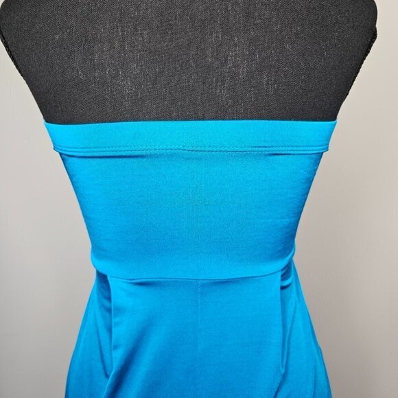 Strapless Party/Wedding/Cocktail Dress - Teal, size Small - Picture 6 of 15